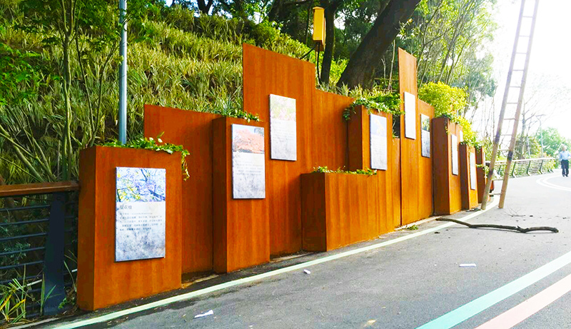前期標(biāo)識為大腹山公園提供景區(qū)標(biāo)識標(biāo)牌產(chǎn)品