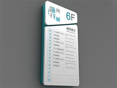 醫(yī)院樓層索引標(biāo)識