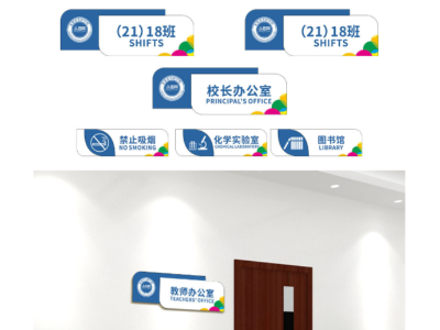標(biāo)識(shí)牌廠家：學(xué)校導(dǎo)視系統(tǒng)的設(shè)計(jì)內(nèi)容