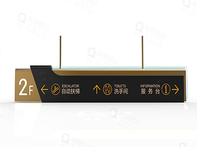 地下商場空間導(dǎo)視標識標牌系統(tǒng)設(shè)置原則